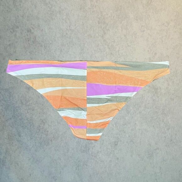 prAna Bikini Bottom Womens Size L Cheeky Low Rise Reversible Beach Swimwear NEW - Picture 4 of 13
